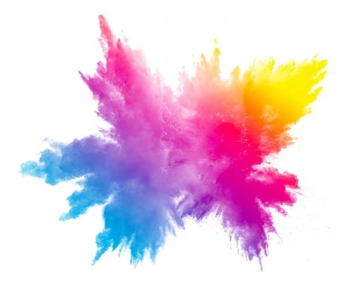 Holi Colors 100 Grs - Azul Turquesa 100g - 100501