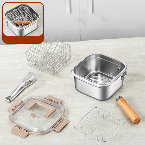 New .li. Mini Olla De Freidora De Freidora Para Cocinar