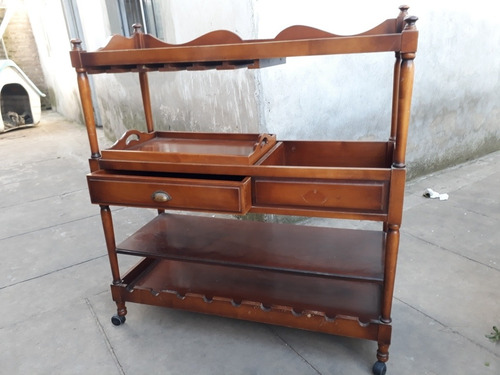 Mesa Carro Bar Con Ruedas