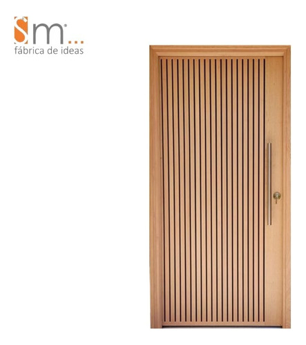 Puerta Elegante Encino80x213 P/interior Recámara O Principal Encino