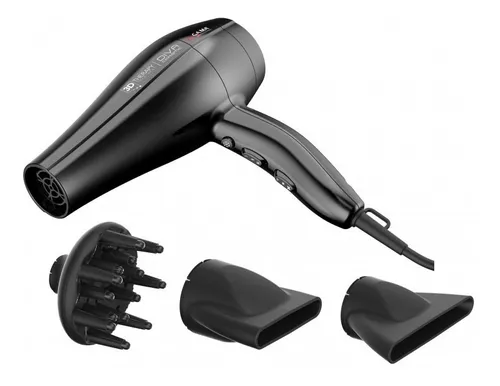 Secador de pelo GA.MA Italy3D Therapy Diva Ceramic Ion negro 220V