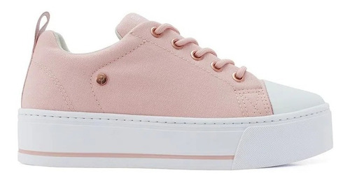 Tênis Feminino Ramarim Rosé Sola Alta Casual Confortável