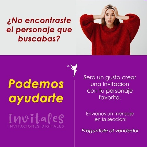 Invitación Digital - Mickey Mouse - Personalizada (Usado)