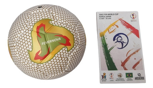 Balón Para Fútbol #2 Mundial Fi Corea Y Japón 2002 + Afiche 