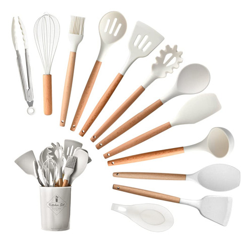 Juego De Utensilios De Cocina De Silicona Utensilios