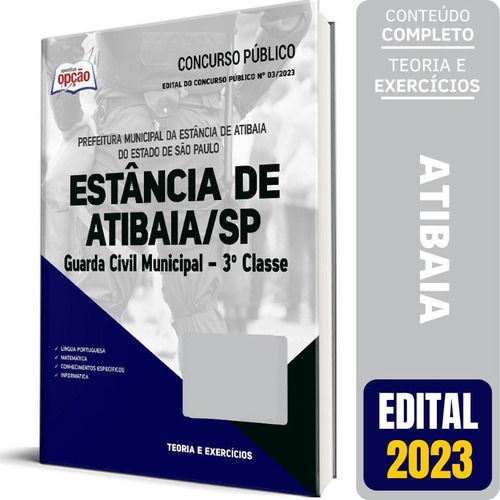 Apostila Atibaia Sp 2023 - Guarda Civil Municipal