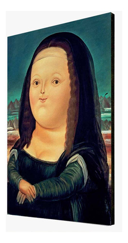 Botero Mona Lisa Laminas En Bastidor Para Colgar