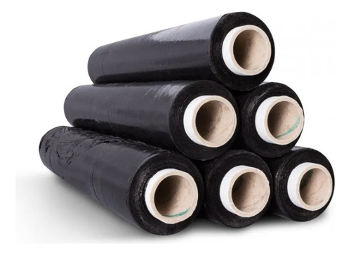 Film Nylon Negro Polietileno Aislante 2m X 50mt 200 Micrones