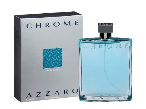 Azzaro Chrome 200ml Edt     Silk Perfumes Original
