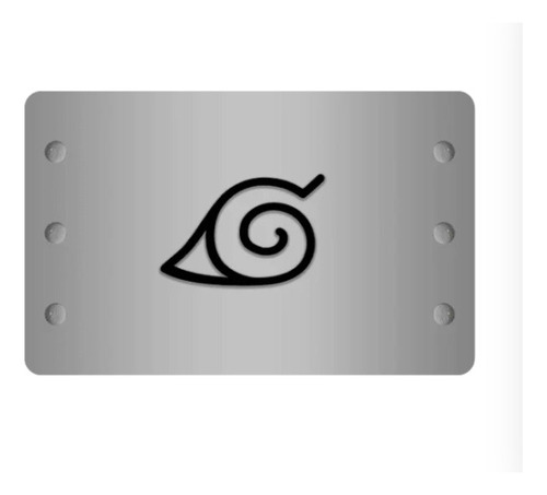 Sticker Diseño Bandanas De Naruto Tarjeta Bip / Debito