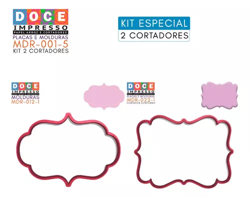 Mega Kit Cortadores Tema Roblox + Logo Símbolos Cupcake 5cm