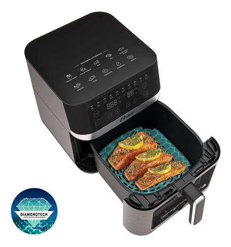 Fritadeira Elétrica Oster Diamondtech 6l Com Visor 220v