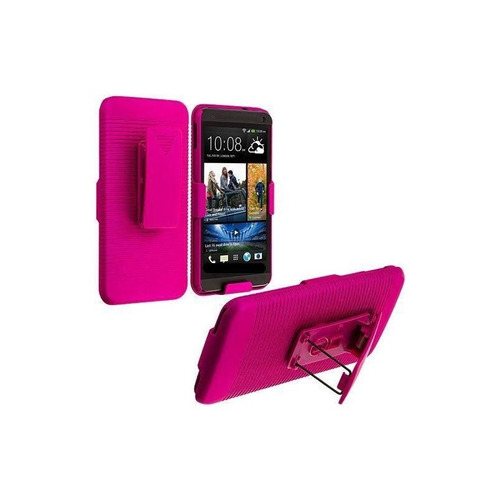 Motorola Iron Rock Funda Holster Clip 3 En 1 Rosa Xt626