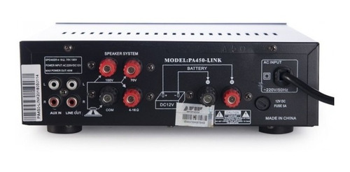 Imagen 2 de 4 de Amplificador Vmr Store 6 Link Potencia Bar Local 70/100 V Hq