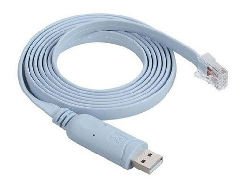 Cabo Console Usb X Rj45 Cor Azul-celeste