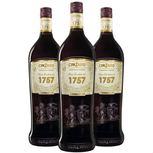 Cinzano Vermouth Rosso 1757 Aperitivo Italiano X3 01almacen