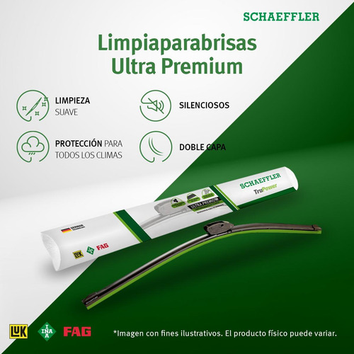 Pluma Limpiaparabrisas Curva 22 Premium Ultra Schaeffler