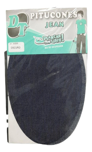 Pitucon De Jeans Termoadhesivo X 1 Par Iguales Dt