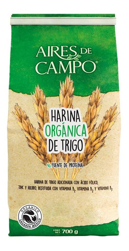 Harina Aires De Campo De Trigo Orgánica 700g