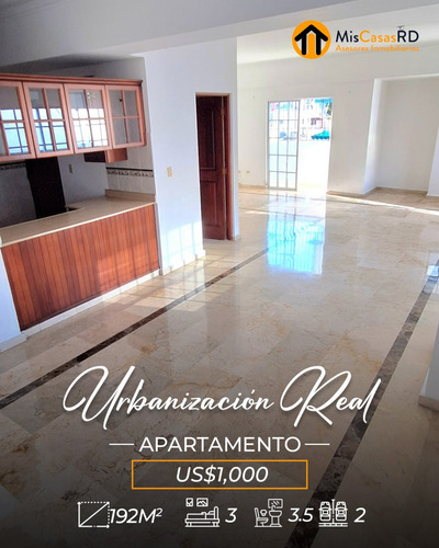 Amplio Apartamento En Renta En Sector Urbanización Real