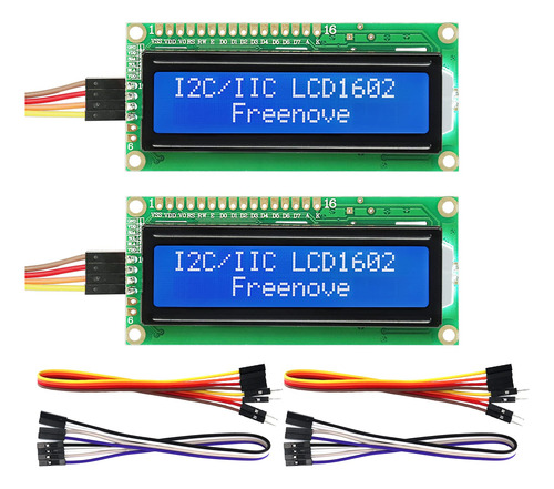 Freenove Modulo I2c Lcd 1602 (paquete De 2), Nuevo Tipo Iic