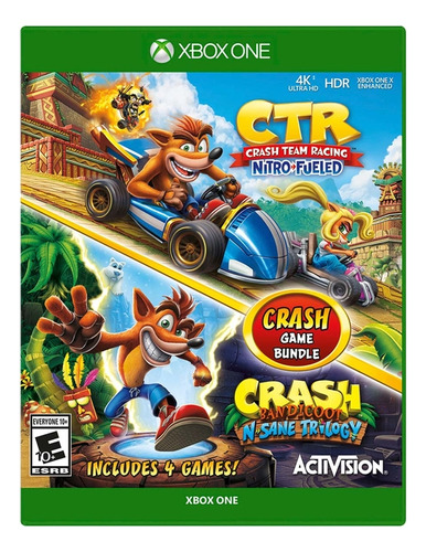 Crash Bandicoot Trilogy + Ctr Xbox One - S/x Cta Parental