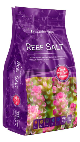 Aquaforest Reef Salt - Sal Marinho P/ Aquários - 25kg Saco