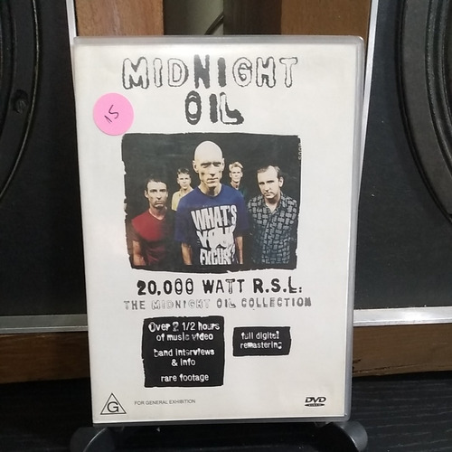 Dvd Midnight Oil - 20.000 Watt R.s.l. Dualdisc Importado