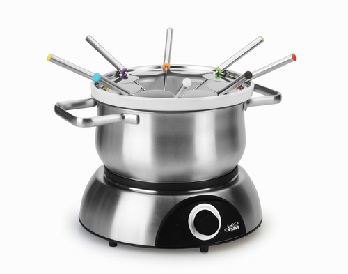 Artestia Fondue Pot Eléctrico, Juego De Fondue De Acero Inox