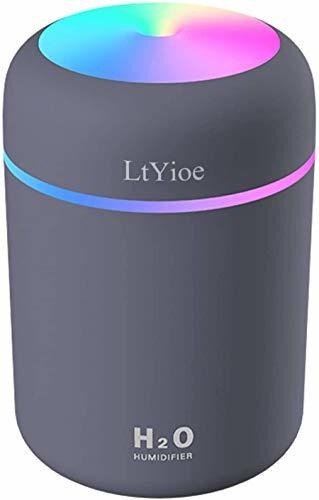 Ltyioe Colorful Cool Mini Humidifier, Usb Personal Jwqhv