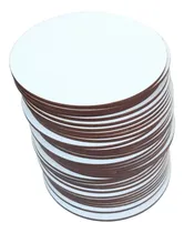 Comprar 50 Bases Para Torta Forma Circular 26cm. - Fibroplus Blanco