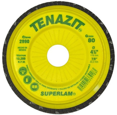 Disco Laminado 4.1/2x7/8 Z80-106l R. Recortable Tenazit 2990