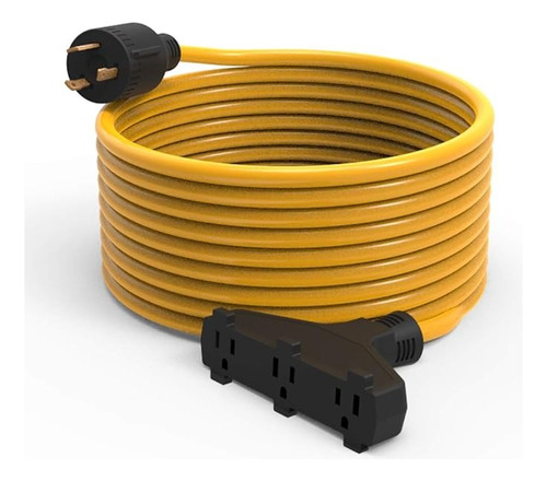 Cable De Extensión Para Plantas Eléctricas 7,62 Mts