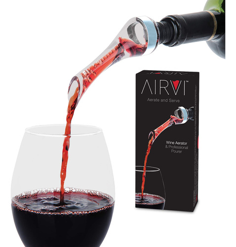 Airvi Aireador De Vino Y Vertedor Profesional, Decantador De