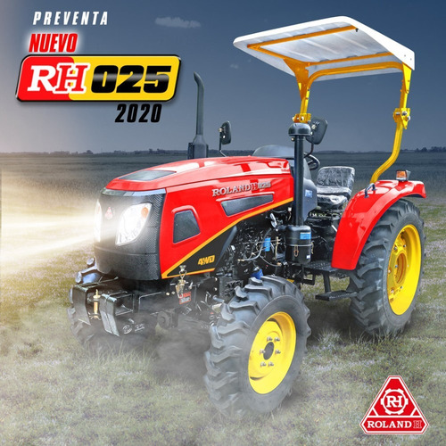 Nuevo Tractor Roland H025 4x4 25 Hp Con Convertidor
