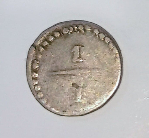 Moneda De Cordoba 1/4 Real 1853 Plata Cj 68.2.1 A2 R2 Vf