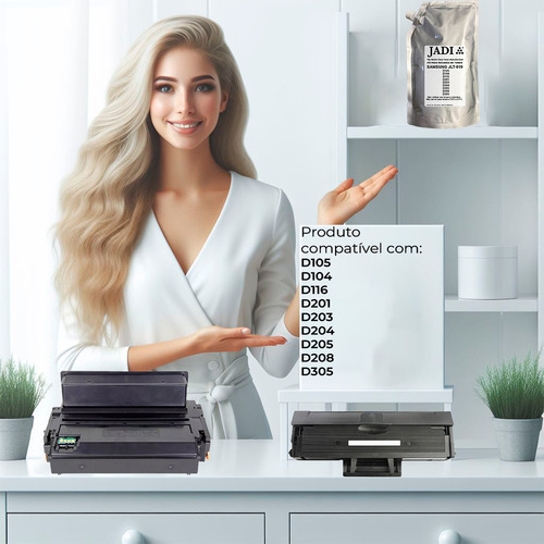 Kit 4 Pó Toner Universal Para Jlt-019 - Jadi