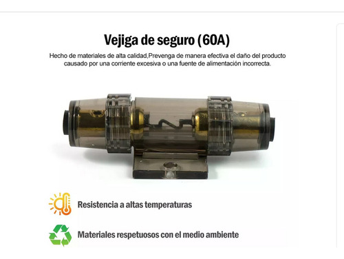Kit Instalacion Cable Rca Amplificador Audio Auto 8ga
