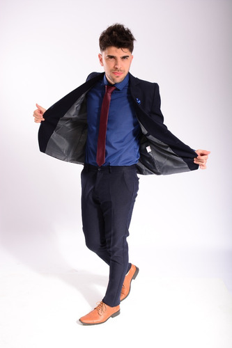 Imagen 3 de 5 de Traje Completo Saco Pantalón Chaleco
