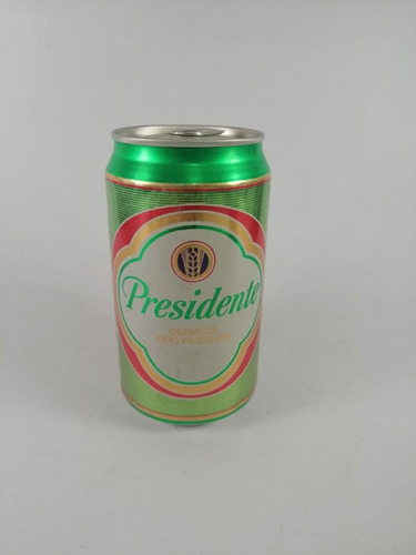 Lata De Cerveza Retro Presidente Pilsener 98. Rep Dominicana Clasica (Usado)
