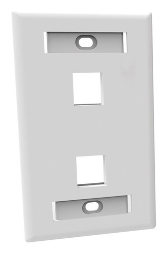 Faceplate Frente Plano 2 Bocas Furukawa 35050017