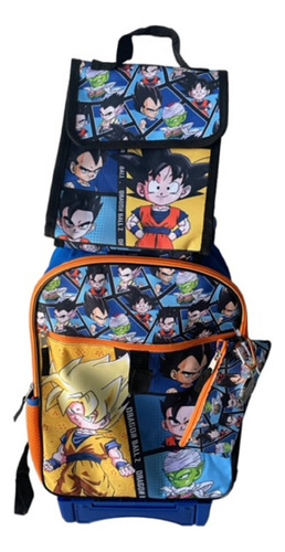 Dragon Ball Z Mod B1b5e77dbzre00 Mochila Con 5 Pzas