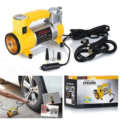 Mini Compresor De Metal Resistente 12volt 150 Psi