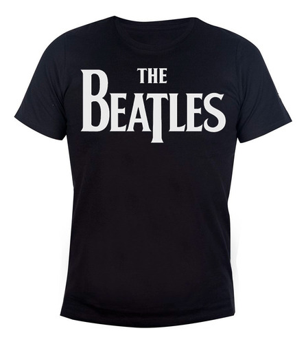 Remera Unisex Algodón The Beatles Logo