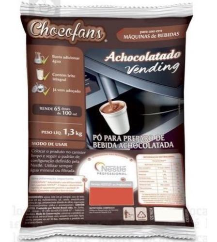Achocolatado Nestlé Chocofans 1,3 Kg - Vending