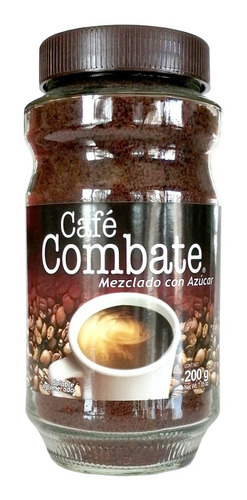 Café Combate Soluble Con Azúcar 2 Piezas De 200 Gr