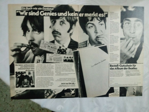 The Beatles Propaganda 2 Hojas (bravo Alemania 1981)