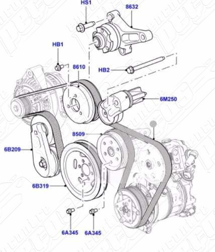 Discovery 4 3.0 V6 Hse 2011-2016 Correia Original Alternador