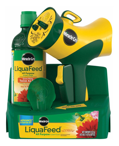 Miracle-gro Liquafeed Kit Inicial Avanzado Con Alimentador D