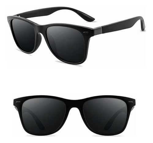 Gafas De Sol Polarizadas Gafas De Sol Neutras Gafas De Sol Diseño Negro